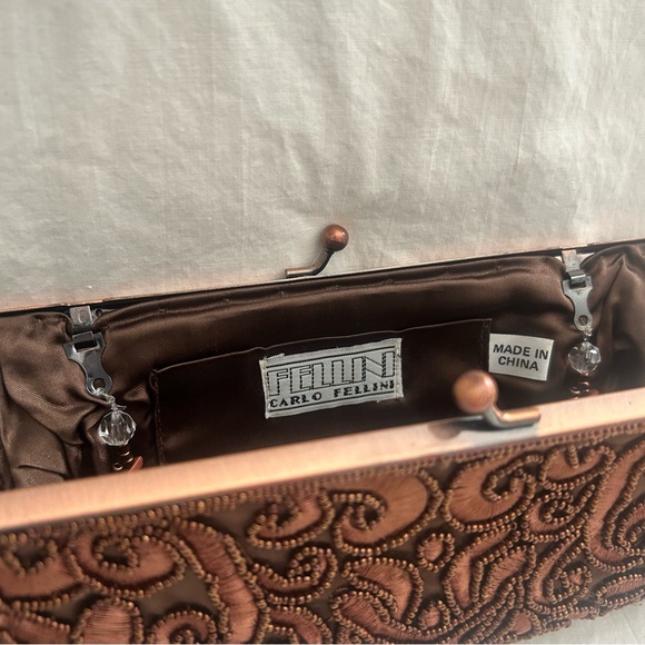 Vintage Carlo Fellini | 1990s Beaded Clutch/ Purse | RARE - Picture 3 of 12